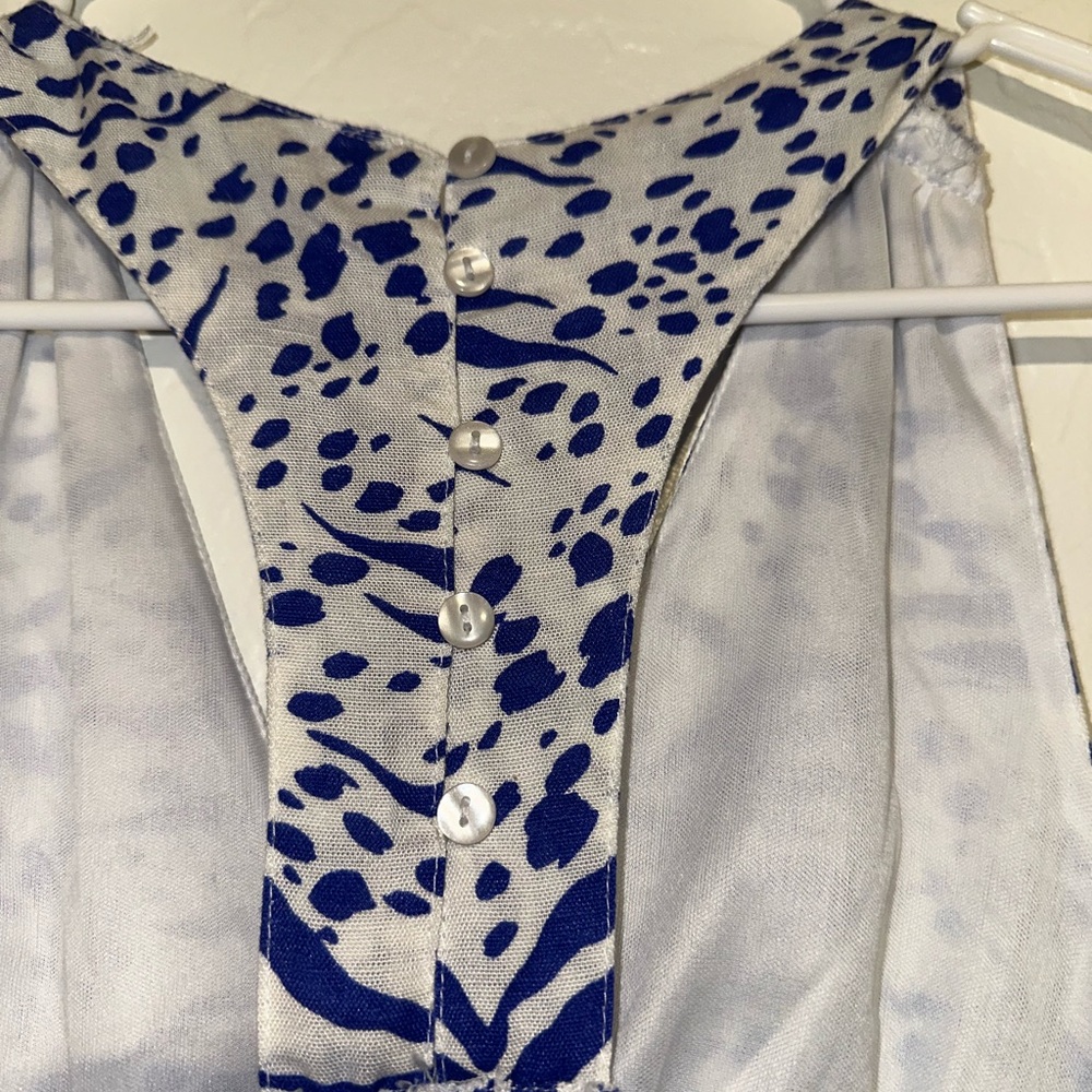 Sincerely Jules Blue and white Sundress Maxi - Picture 8 of 11